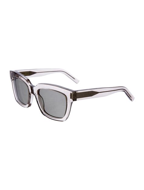 ysl clear sunglasses|st laurent diamond sunglasses.